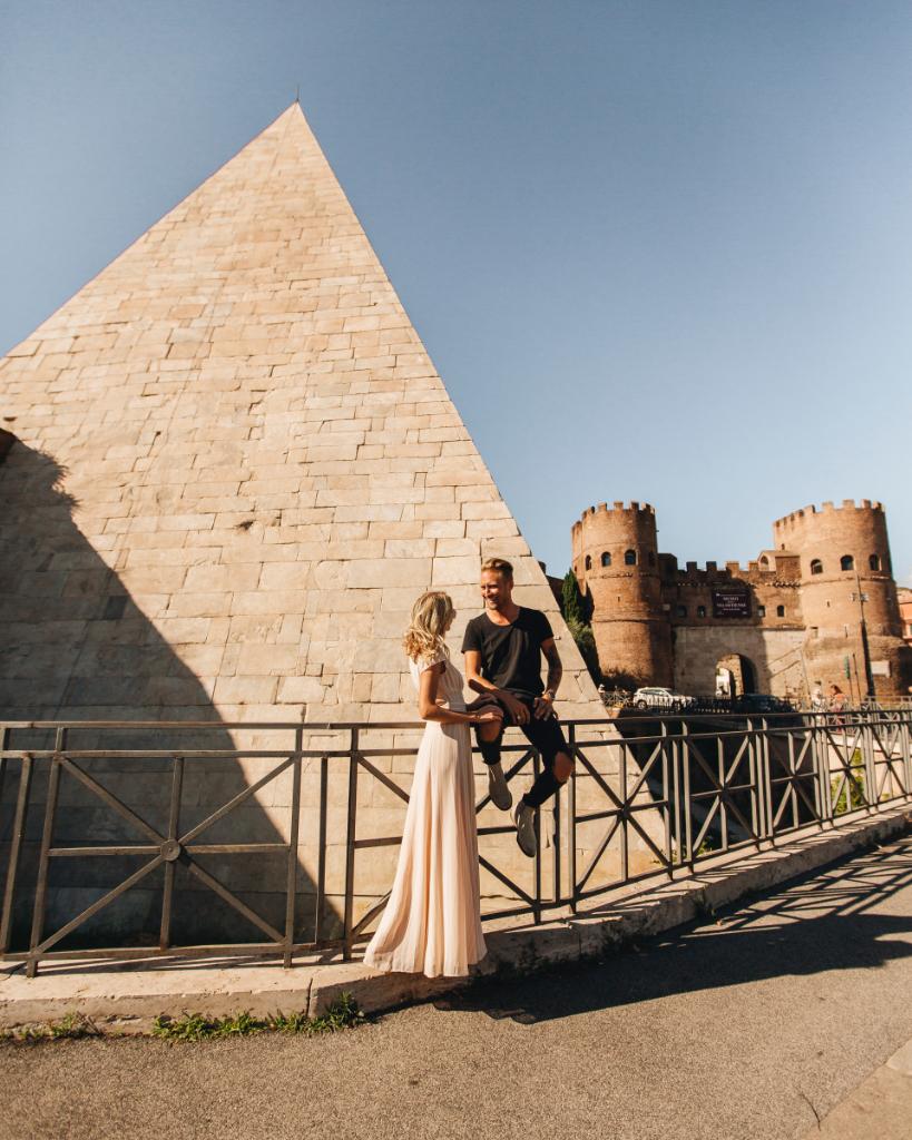 Unexpected corners while walking through the streets of Rome: have you ever seen the Pyramid of Cestius?
<a href="/leaguetravels/">Zach and Tara Brose</a>