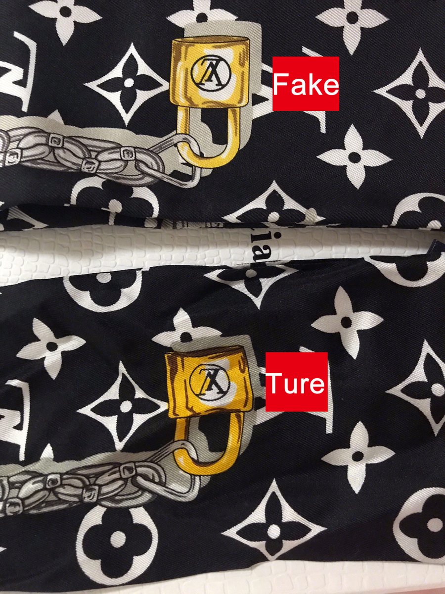 silk scarf fake vs