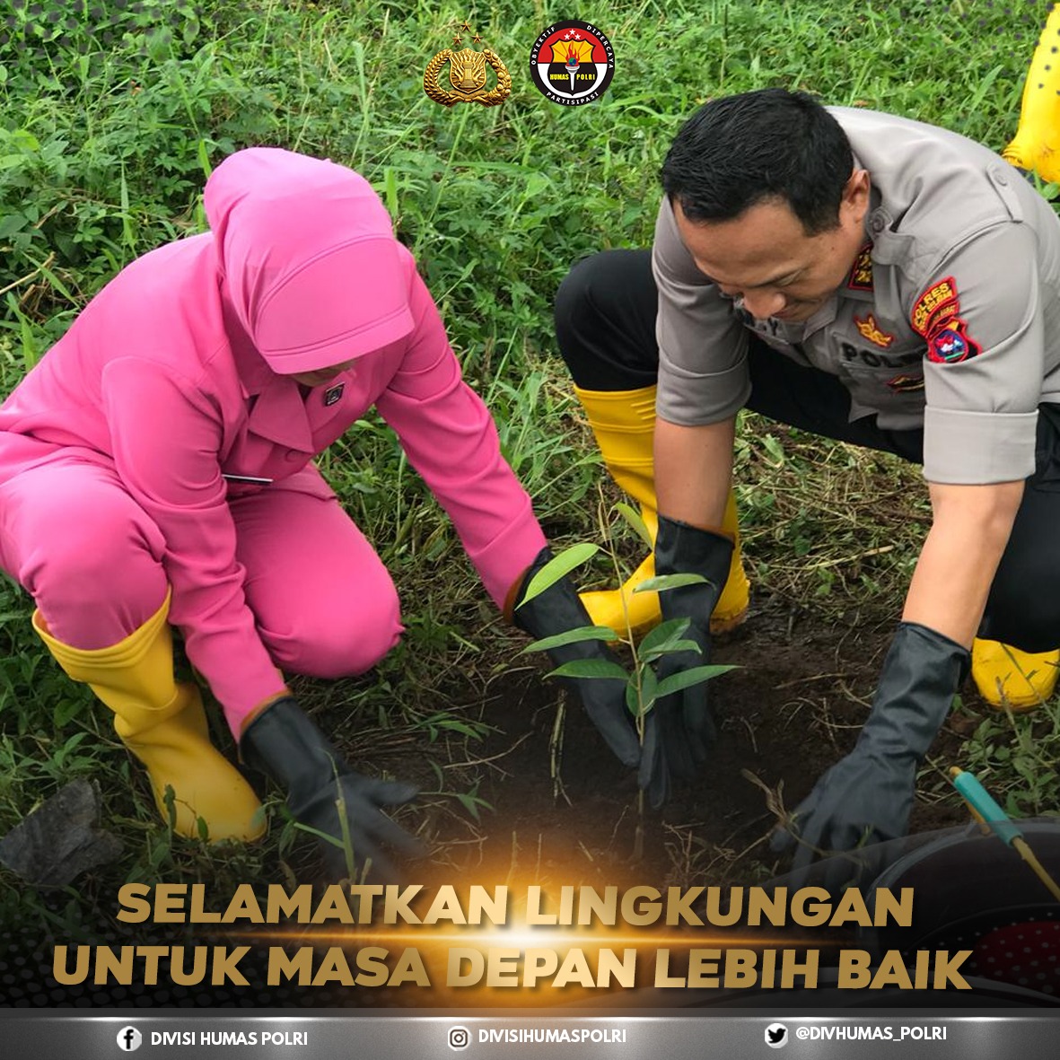 Masuut2's tweet photo. @HumasPoldaJatim @YouTube #PolriPeduliPenghijauan https://t.co/XBygALXHUX
