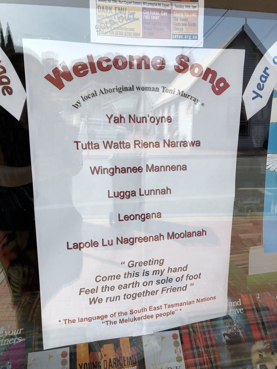 Melissa Sweet (@melissasweetdr) on Twitter photo “Put our people back into manage our land!” Julie Dunlop offering Welcome to Melukerdee Country at opening of #CygnetFolkFestival Calling for truth-telling #Ballawinnefestival cc <a href="/setacaus/">South East Tasmanian Aboriginal Corporation SETAC</a> “Put our people back into manage our land!” Julie Dunlop offering Welcome to Melukerdee Country at opening of #CygnetFolkFestival Calling for truth-telling #Ballawinnefestival cc <a href="/setacaus/">South East Tasmanian Aboriginal Corporation SETAC</a>