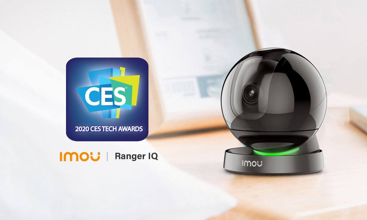 imouglobal's tweet photo. All-connected #AI gateway #camera, #Imou #RangerIQ was awarded the 2020 CES Tech Awards.🏆
Learn about Ranger IQ: https://t.co/7wON9uCQK0

@CES #CES2020 #innovation #TechnologyNews https://t.co/QQbR8lnaEm