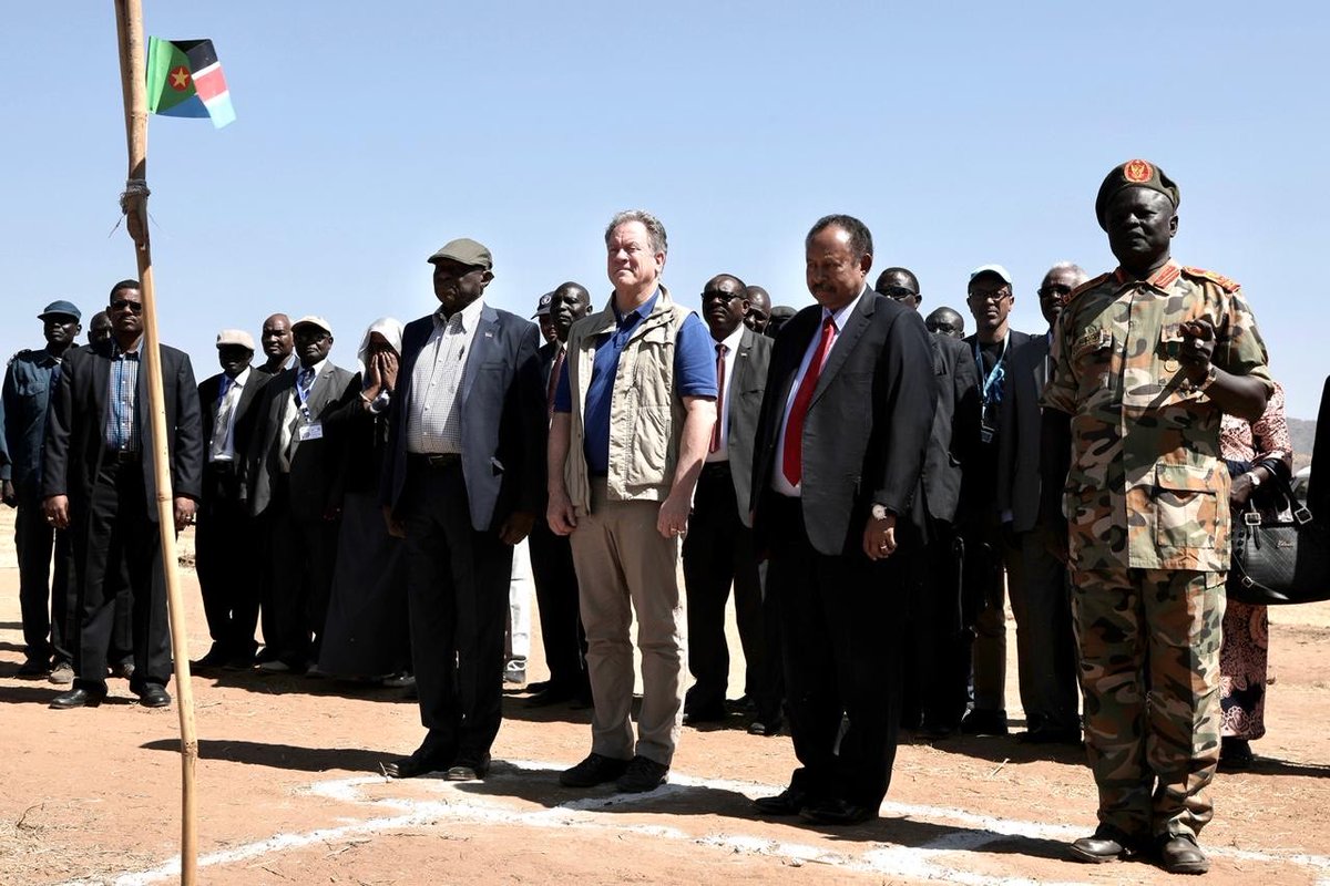 Anne_Poulsen's tweet image. History in the making: @WFPChief in #Kauda, Nuba Mountains, w/ @SudanPMHamdok - first visit in more than 9 years &amp;amp; received by SPLM-N leader Abdulaziz Al-Hilu, along w/donors and @UN teams. A milestone for humanitarian access in South Kordofan region. 
👇
wfp.org/news/wfp-execu…