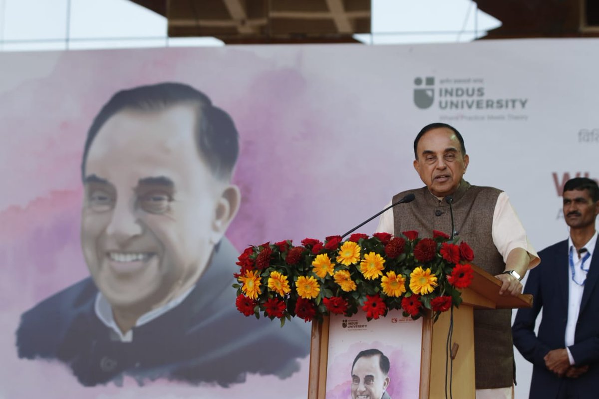 Shut JNU for two years and then open it renamed as Subhash Chandra Bose Univ: Subramaniam Swamy in Gujarat