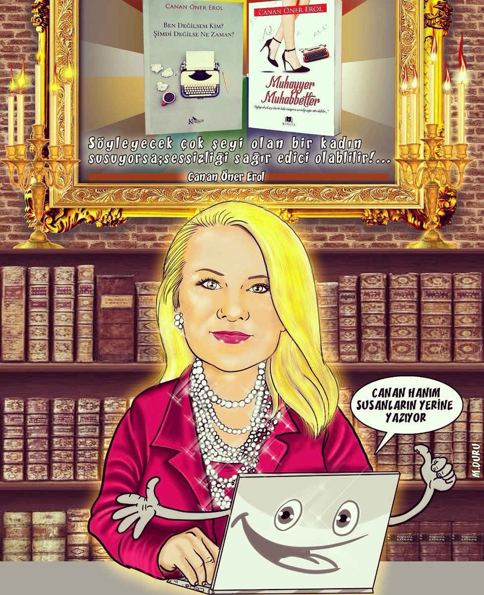 Karikatürist Mehmet Duru'nun bakış açısıyla ben ve günü güzelleştiren armağanı..