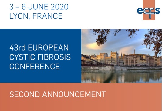 The Second Announcement of the #ECFS2020 #cysticfibrosis Conference in Lyon is available: ow.ly/fnz550xQ8Oz