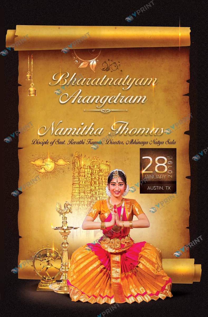 Vprint Designs On Twitter Invitation Printing For Bharatanatyam Arangetram In Usa Order Latest Invitation Card From Our Wide Collection Https T Co R6ayiatych Arangetramprinting Bharatanatyamarangetram Arangetramprinting Tysonscorner