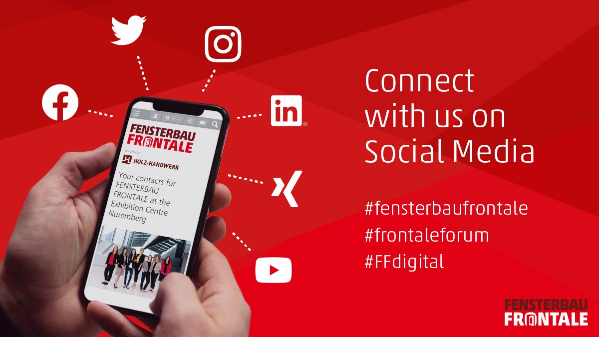 fensterbau's tweet photo. Are you active on other social platforms, too? Then don't hesitate &amp; connect with us on the following channels:

✅ Facebook
✅ Twitter
✅ Instagram
✅ YouTube
✅ XING
✅ LinkedIn

All details &amp; direct links: https://t.co/RMoR4NfMkJ

#fensterbaufrontale #frontaleforum #FFdigital https://t.co/nzJbQJUwCk