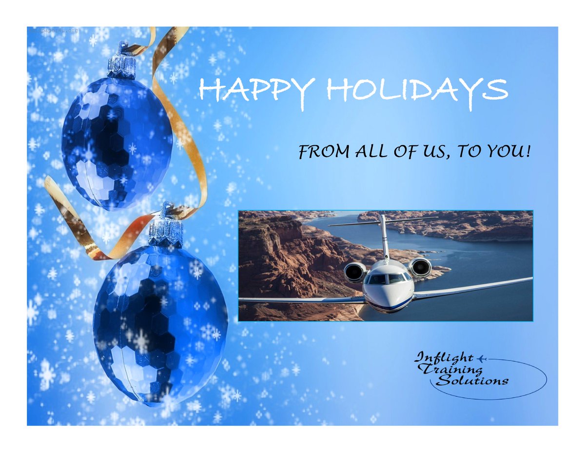 InflightTS's tweet image. Hope you all had a wonderful holiday season! :)