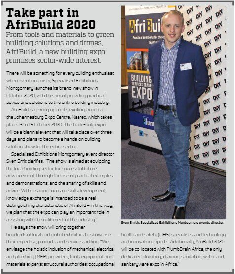 AfriBuildSA's tweet photo. Tools 🛠
Materials 🧰
Green Building Solutions 🌱
Drones 🌐
#RT if you will be part of #AfriBuild2020 a new #building #expo that delivers sector wide interest! https://t.co/uo8aGl0r3g https://t.co/PZ2dfpsioJ