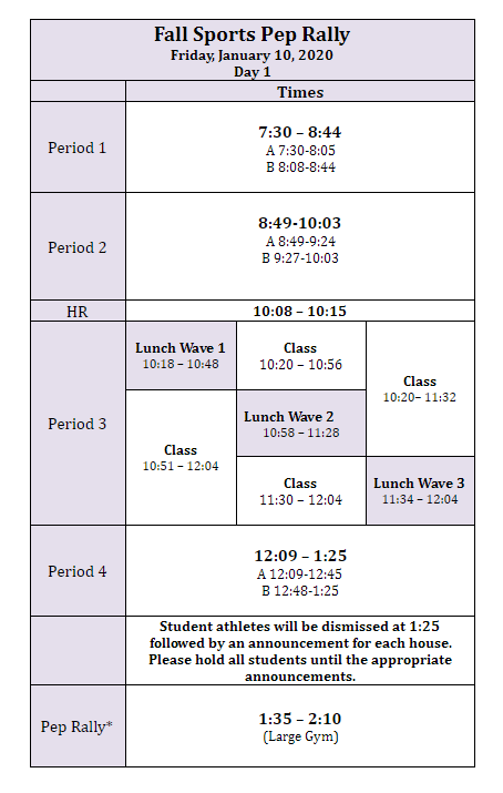 Did you bring your spirit to school today?