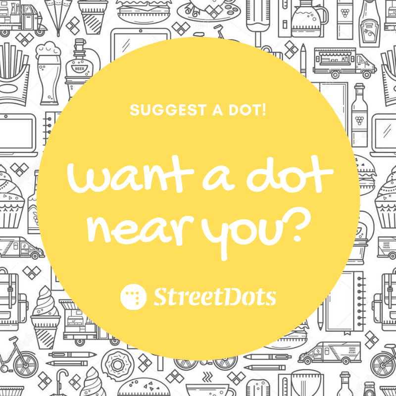 Do you want a dot outside of your office, flat or gym? We can bring you artisan coffee, yummy grab n' go breakfast options to take into work with you, street food lunches &amp; creative retail! Suggest a dot! lnkd.in/gZmzhXV