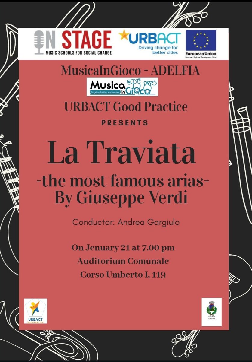 mpiaferrante's tweet photo. 2010: 38 children
2019: 158 - 3 to 19 yo; 3 orchestras @URBACT good practice partner
Many performances around Puglia
Next stop #Traviata
@Urbact_IT @Onstage_Adelfia #MusicInPlay @ANCI_comunicare https://t.co/avf0SGiMqT