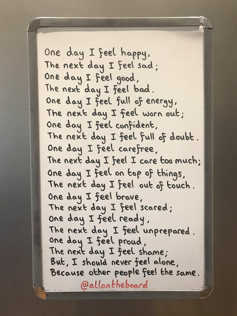 Whatever you are feeling, other people are feeling the same. You are not alone. We are not alone. <a href="/allontheboard/">All On The Board</a> 

#Feelings #FridayFeeling #People #MentalHealth #Health #Life #YouAreNotAlone #allontheboard