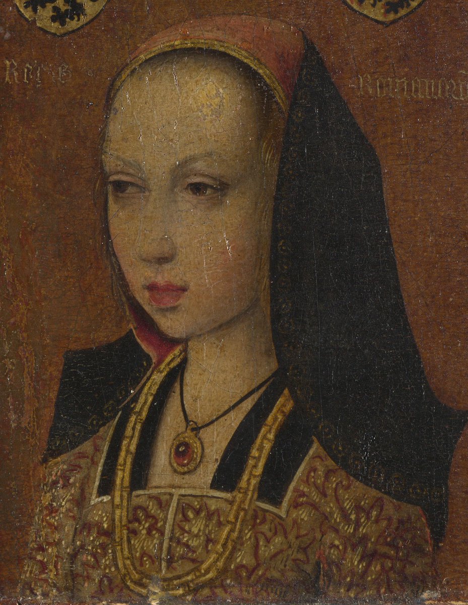 OldPortraiture's tweet photo. Born #OnThisDay in 1480: Archduchess #MargaretofAustria (1480-1530), Governor of the #HabsburgNetherlands, daughter of Emperor #MaximilianI
Portrait as a girl by workshop of #PietervanConinxloo, ca. 1495
#Habsburg #MargarethavanOostenrijk #ChildrenInArt https://t.co/7OSe45WpqY