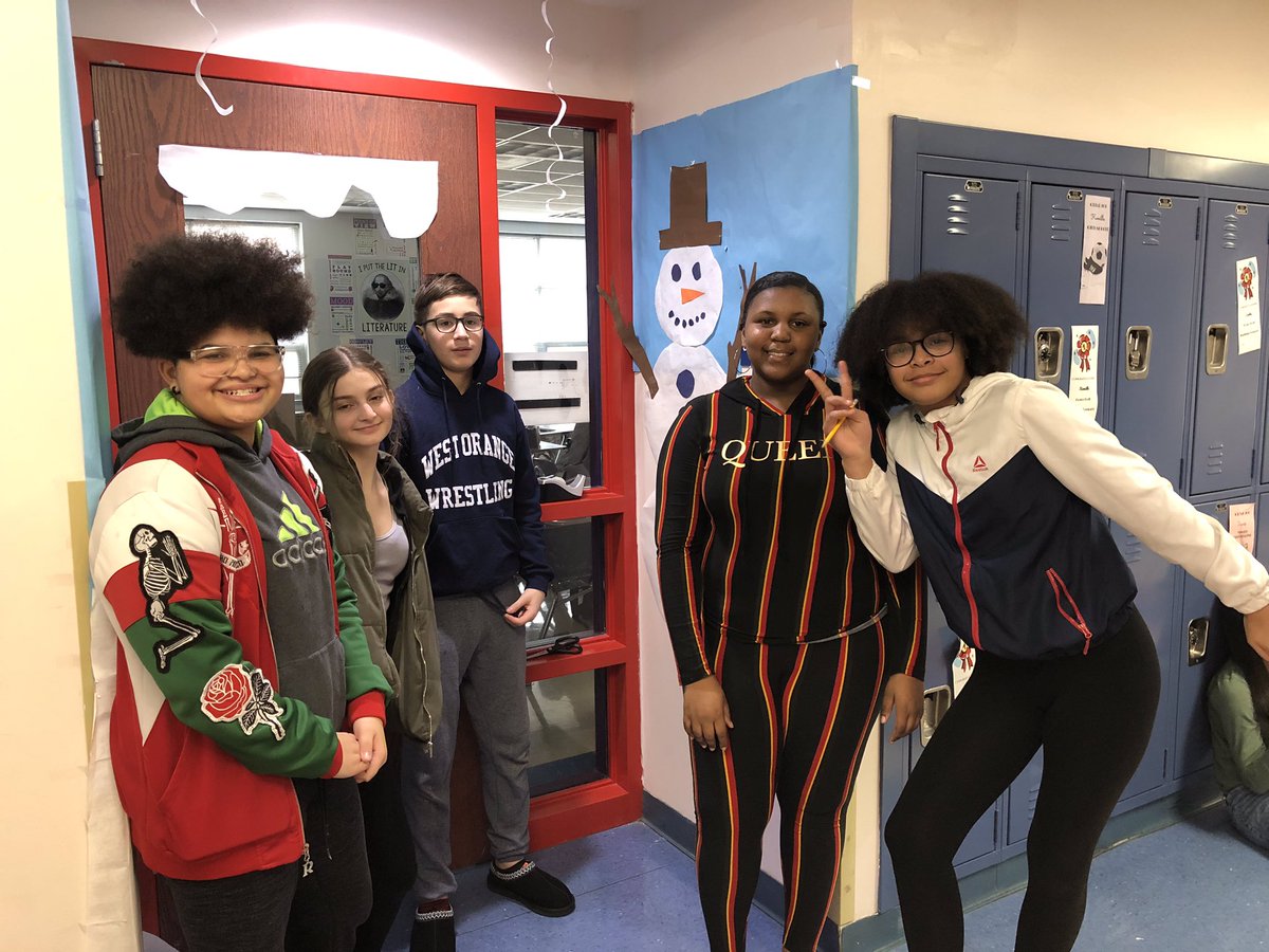 Liberty_WO's tweet photo. Liberty Advisory door decorating contest judging later today....Student Council sponsored Advisory activity...very festive &amp; creative ideas by our students! More pics later of the finished decorated doors! @njasc https://t.co/cPU0pYzUEA
