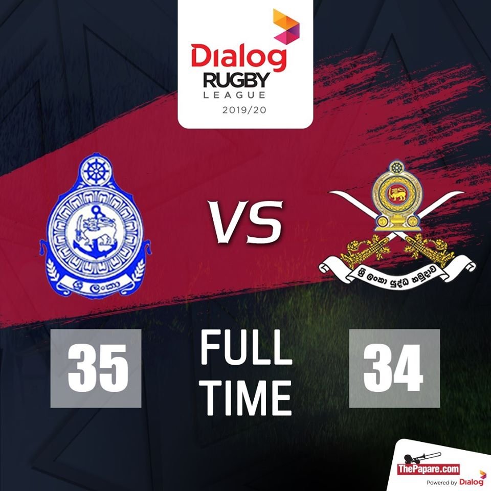 ThePapareSports's tweet photo. Nail-biter in Welisara! :O #DialogRugby
Navy SC 35-34 Army SC https://t.co/EhaRuZiUim