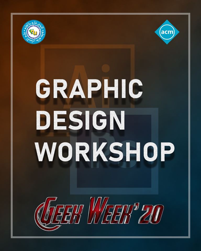 nucesacm's tweet photo. NUCES-ACM is organizing an exclusive top-tier Graphic Designing Workshop at Geek Week 2020 and we want you to be there with us from January 31st to February 2nd at FAST NUCES Lahore!
Follow us for further registration details!
#GeekWeek #GeekWeek_20 #NUCES_ACM #ACM https://t.co/emE90Lqb9r