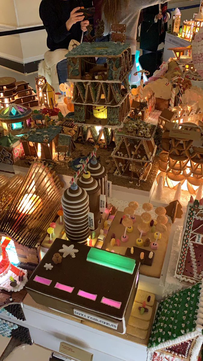 Over for another year! Everyone had their favourite at the Gingerbread City #TheGingerBreadCity in Somerset House [we liked our friends' Brewery #forgearchitects].