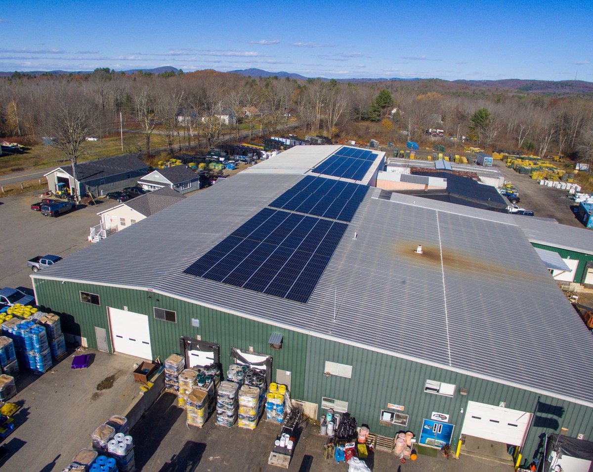 Brooks Trap Mill's new solar array will save them more than $500,000 over the life of the system, and will contribute to #GulfofMaine health by removing around 120,000 lbs of carbon pollution from the air every year. #solarforme #solarenergy #RenewableEnergy #sustainablemaine