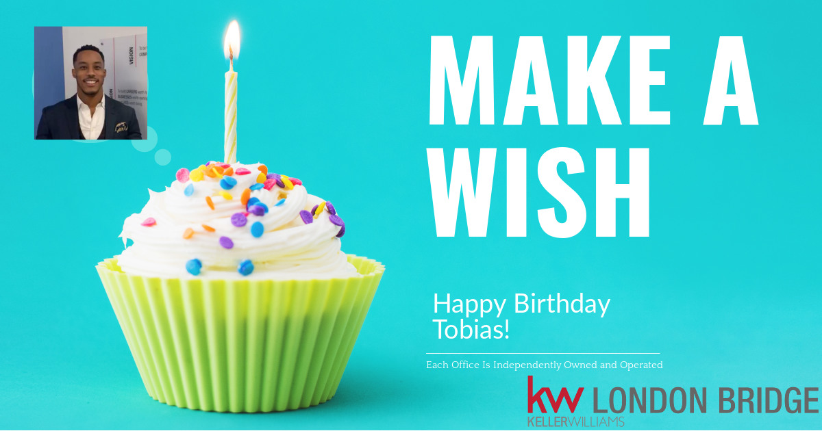 Keller Williams London Bridge would like to wish one of our Agents Tobias Alexander a very Happy Birthday! 