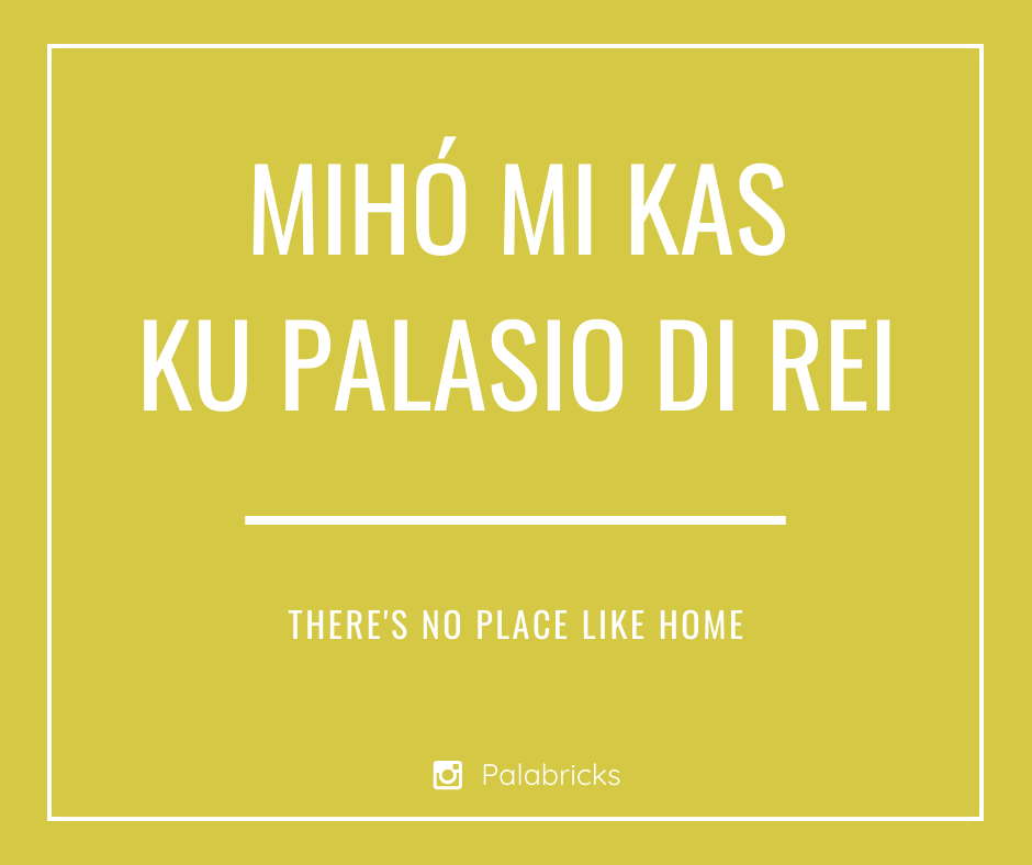 palabricks's tweet photo. Mihó mi kas ku palasio di rei = "Liever mijn huis dan het paleis van de koning" = Zoals het klokje thuis tikt, tikt het nergens.

#papiamentu https://t.co/BLNeGbeepK