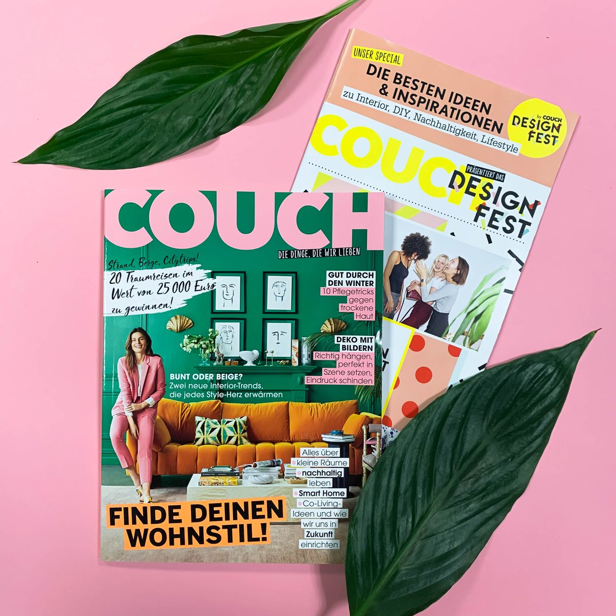 Wir starten bunt ins neue Jahr! Ab heute gibt's die neue COUCH mit extra #designfest Special! #COUCHMagazin