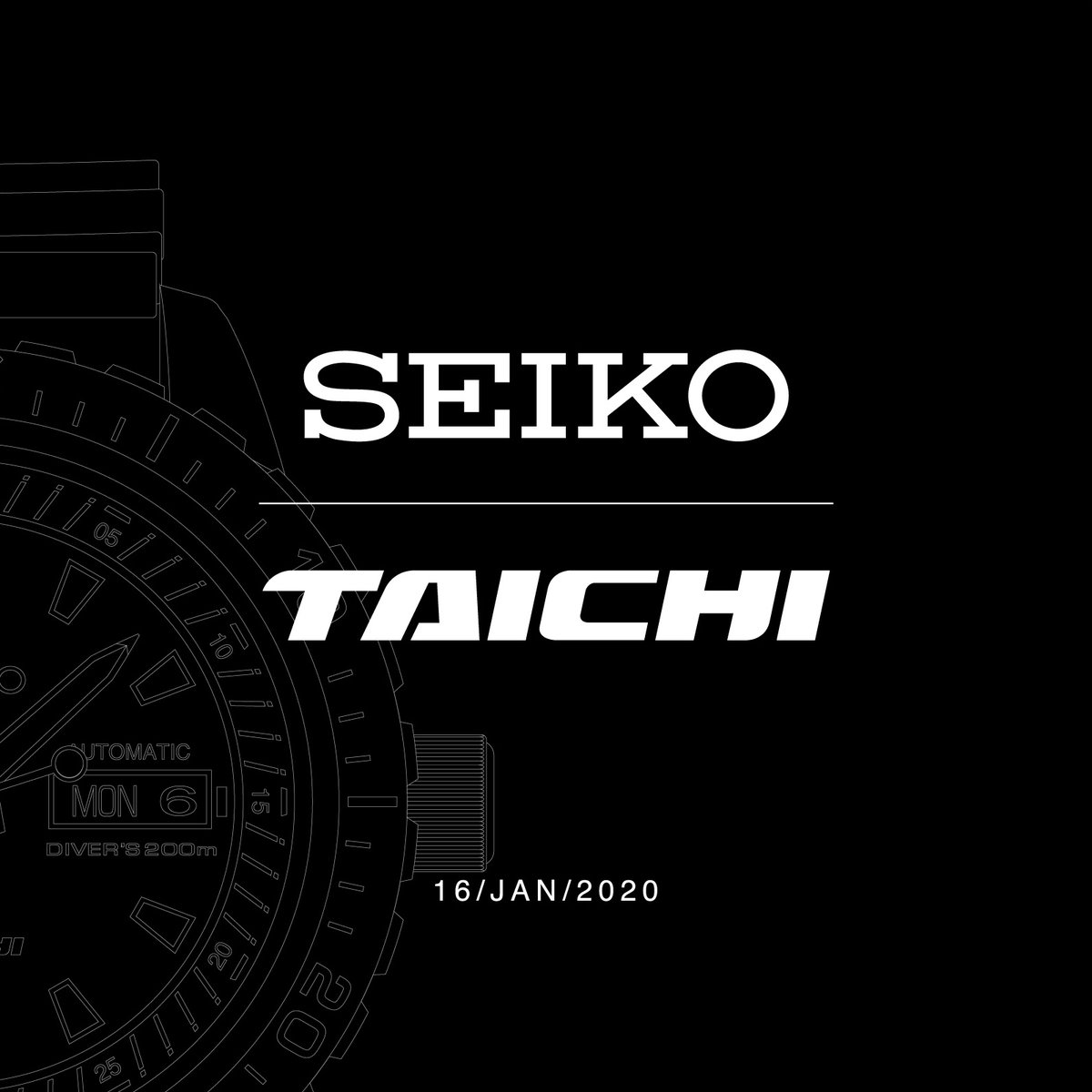【Seiko × TAICHI】

1月16日に特設サイトOPEN！

#seiko 
#diverscuba 
#watch 
#watches 
#diverswatch 
#automatic
#セイコー 
#メカニカル 
#limitededition 
#TAICHI 
#rstaichi 
#rsタイチ 
#moto 
#touring
#motofashin
#motorcyclephotography
