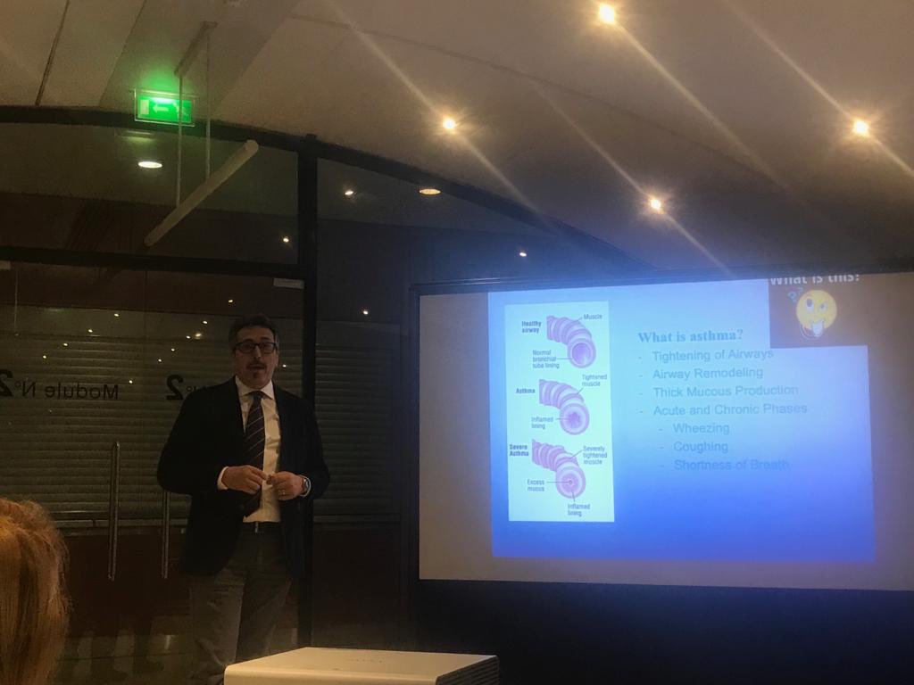 Vincenzo Patella illustrates the potential of digital solutions to support the management of severe asthma today at <a href="/DHE_2020/">DigitalHealthEurope</a> meeting in Paris