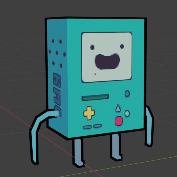 _Gabrielfer's tweet image. BMO! #3D #sprytile #lowpoly #adventuretime #vacaroxa