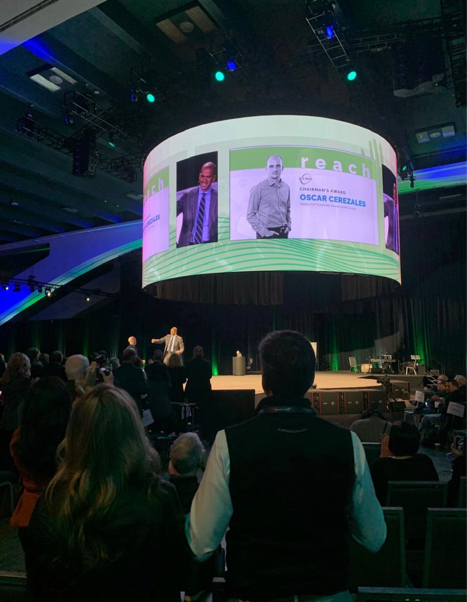 GrupoPacificom's tweet photo. El Chairman Award de 2019 ha sido otorgado a @ocerezales en la conferencia de @pcmahq 2020. Desde Grupo Pacífico estamos muy orgullosos de ti. Te lo mereces.
.
.
#SACEOS #PCMA #MICE #Premio #EventsProfs https://t.co/FqfCqlMviu