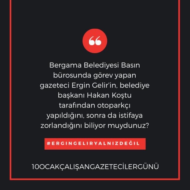Bu iddia doğru mu? Basın çalışanı otoparka mı sürüldü? ⁦<a href="/bergamabel/">Bergama Belediyesi</a>⁩