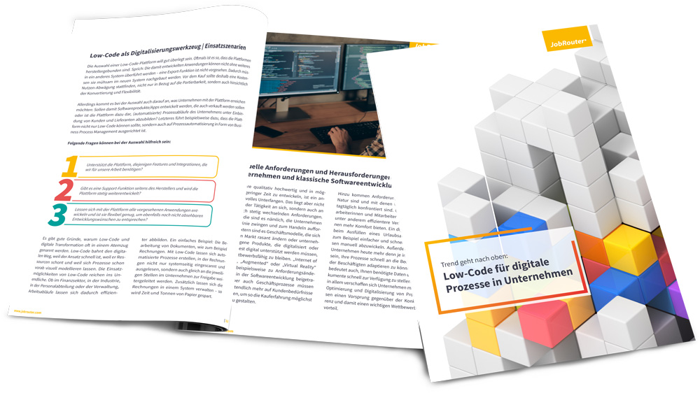 jobrouter's tweet photo. An alle #LowCode-Interessierten und die, die es werden wollen: Nächste Woche stellen wir zu diesem Thema ein 🤗Whitepaper zum Download bereit!

In der Zwischenzeit können Sie sich informieren, wie Low-Code Prozessdesign mit JobRouter® funktioniert 👉  https://t.co/gDGczyIqmg https://t.co/XLVVxEjF5I