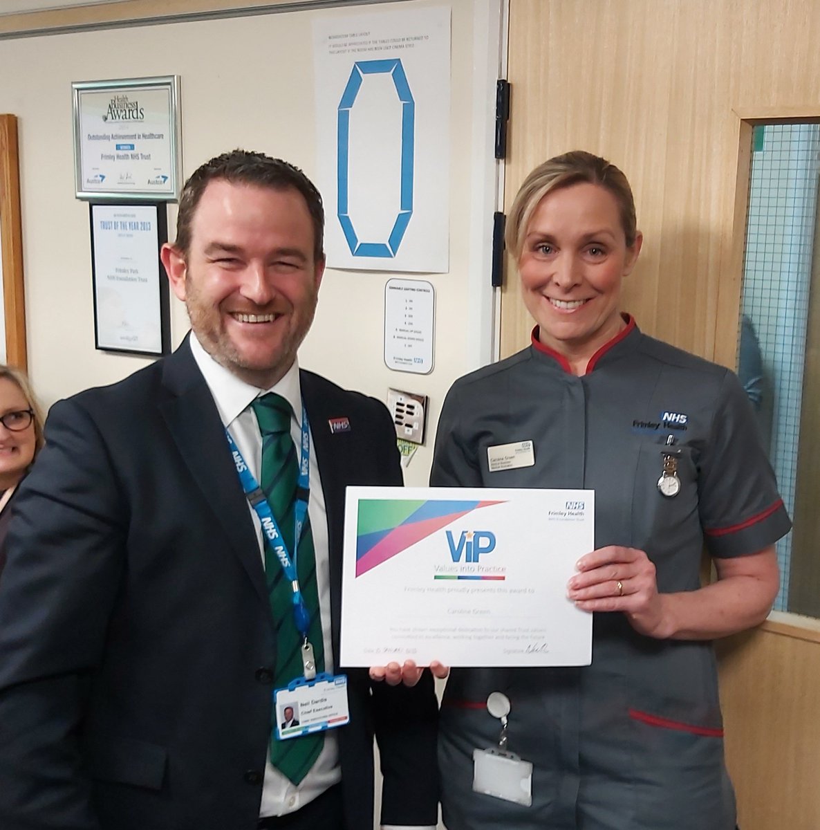 FrimleyHealth's tweet photo. A well-deserved #ViPAward for medical photographer Caroline Green. She held her dept together by herself for a number of weeks due to vacancy and sick leave among colleagues. She made sure patients continued getting the service they needed throughout  #FHPeople #FHFTBoard https://t.co/cQ1Mwf25yK