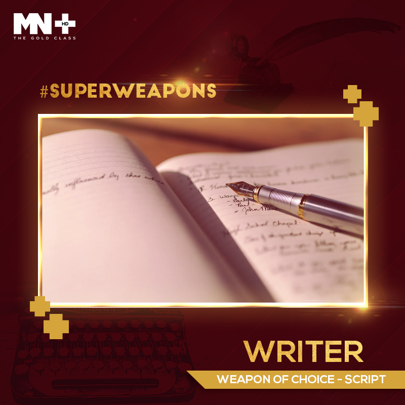 mnplustv's tweet photo. A pen in hand and a million thoughts on their minds... Anyone can be a hero, but it takes a lot of creative writing to be a superhero! #SuperWeapons https://t.co/QCrt2Lq4if