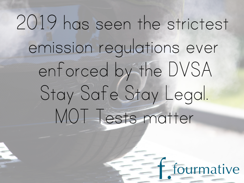 FourmativeL's tweet photo. 2019 has seen the strictest emission regulations ever enforced by the DVSA!
Stay Safe, Stay Legal.
MOT Tests matter
#fourmative
#MOT
#Compliance
#Audit
#DVSA
#Emissions https://t.co/Mi2XdKGWUh