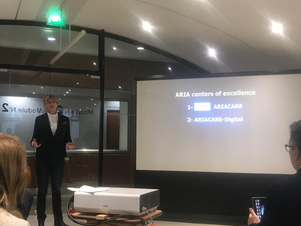 ARIA network progress shown today by Wienia Czarlewski at <a href="/DHE_2020/">DigitalHealthEurope</a> meeting in Paris