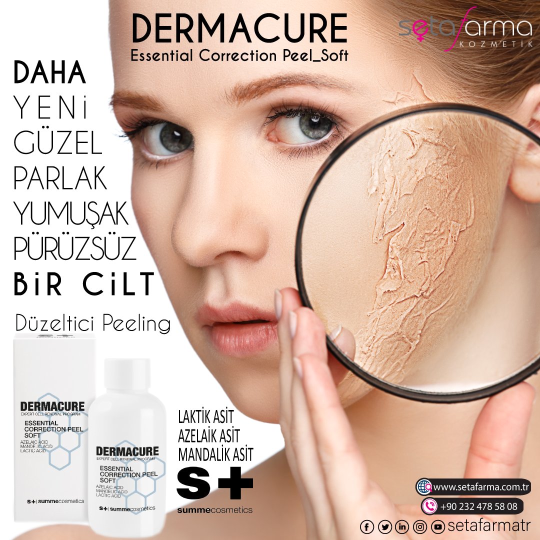 setafarmatr's tweet photo. "Daha yeni, güzel, parlak, yumuşak, pürüzsüz bir cilt"
#setafarmatr #setafarma #dermacure #ciltelekeleri #peeling #ciltproblemleri #summecosmetic #ciltbakımı #cilttemizliği #kadınbakım #cumanızmübarekolsun #cuma #10Ocak #10ocakcalisangazetecilergunu #bsoke #EvlenmiyorumCunku https://t.co/pl1uLvOLVU