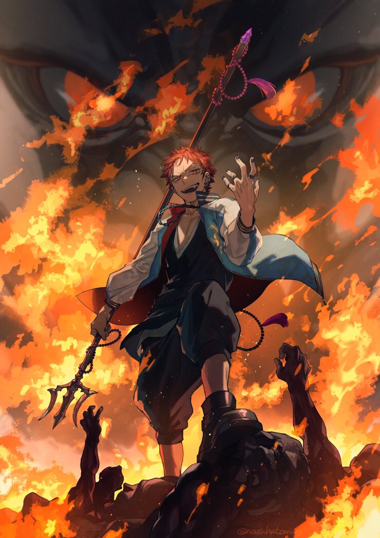 毘沙門天だもんで ナスハのイラスト