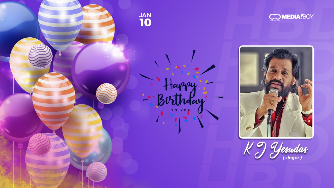 Team wishing The Living Legend Inspiring Dr.K.J.Yesudas sir   a very happy Birthday. 
