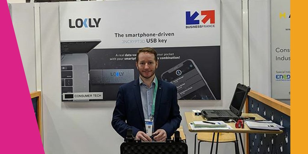 De #Massy à #Vegas : <a href="/LoklyTeam/">Lokly</a> est au #CES2020 !  Accélérée au #WAIMassySaclay, <a href="/LoklyTeam/">Lokly</a> fait partie de la délégation <a href="/businessfrance/">Business France</a> avec <a href="/WAI_BNPP/">WAI by BNP Paribas</a> ! Découvrez cette solution unique sur le marché #InfoSec qui sécurise et connecte les clés USB via le #Bluetooth. 
#WAILead