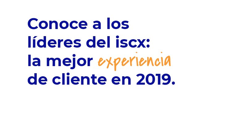 stigacx's tweet image. Ya conocemos a los líderes 2019 en #ExperienciadeCliente según nuestro índice #iscx. Los consumidores lo han tenido claro, ¡enhorabuena a las empresas que apuestan por mejorar la experiencia! Descubre el ranking completo y nuestra metodología #CX en stigacx.com/iscx