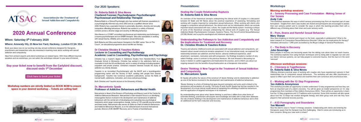 Only 29 days until the ATSAC 2020 Annual Conference. 
We have a fantastic line up this year. 

Have you got your ticket yet? 

atsac.org.uk/atsac-2020-ann…