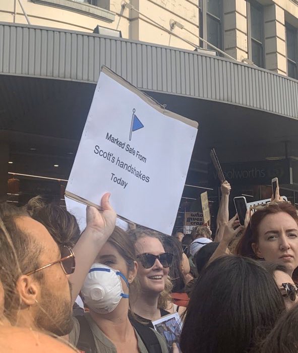 saynaree's tweet photo. Saw some bloody gr8 signs from today’s #climateprotest at Sydney Town Hall https://t.co/ro2Ue1rCDe