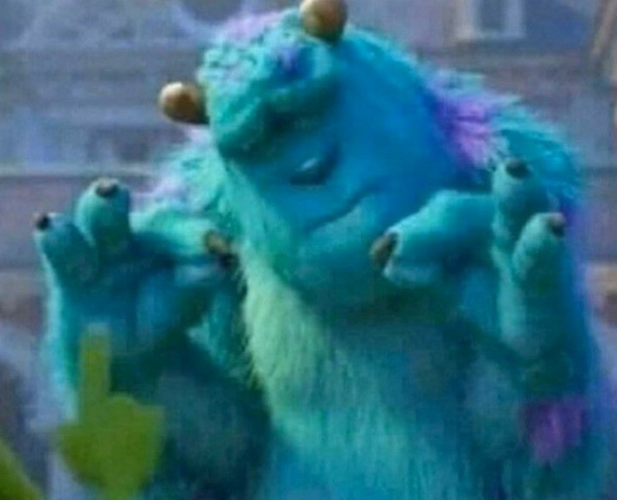 Sulley is really digging it.