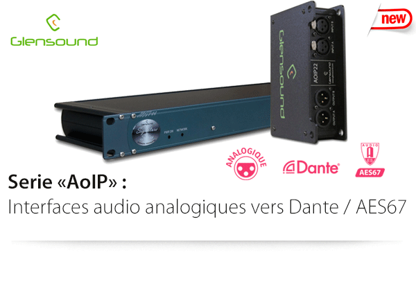 J_PiloteFilms's tweet photo. Les interfaces #AoIP de @GlensoundLtd constituent une solution simple pour interfacer facilement et rapidement des équipements analogiques / #AES3 à un système audio réseau #Dante® / #AES67. Découvrez-les ici : https://t.co/pmDEObl1Rh https://t.co/brjCmqc1t6