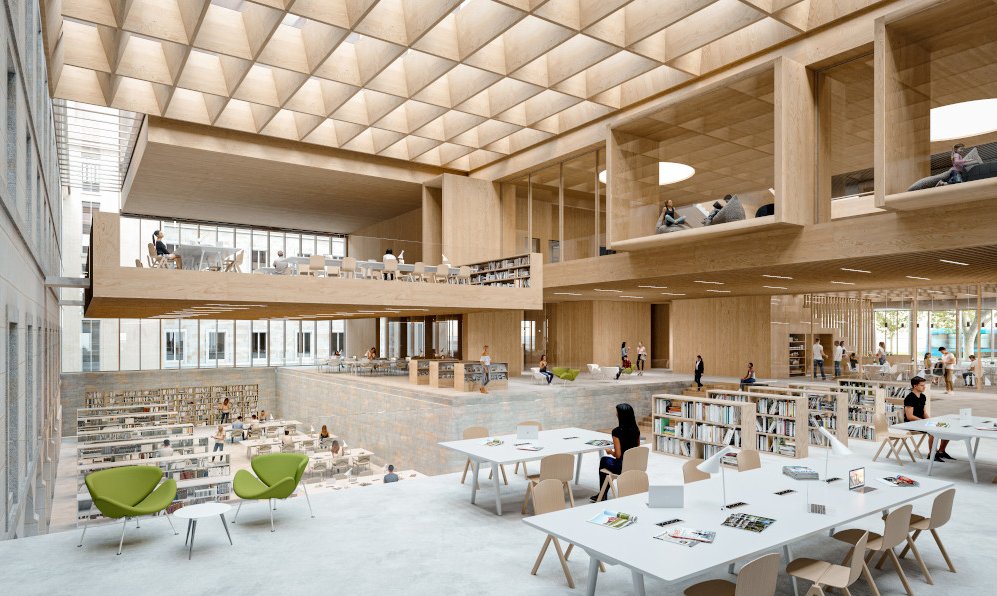 ArchimagRedac's tweet photo. Besançon lance son projet de Grande bibliothèque hybride : https://t.co/YeqV3RxeVL #bibliothèques #architecture https://t.co/m2p3CZJrZo