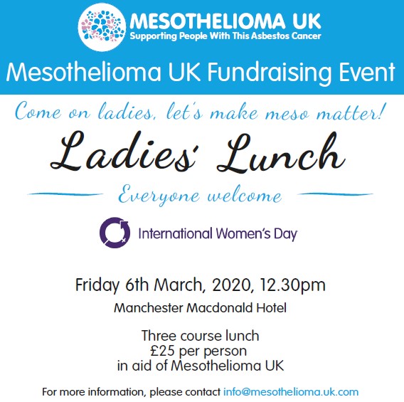 AsbestosGMAVSG's tweet photo. To book your place, email info@mesotheliomauk.com . You can also book by ringing Rachel Owen on 0116 296 5244 on Tuesdays, Wednesdays or Thursdays. If you want to be sat with friends, tell Rachel when you book. https://t.co/XVuxr3gow3