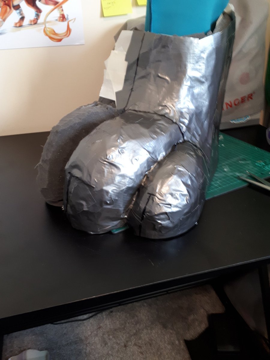 selkiesuits's tweet photo. Happy #FursuitFriday folks! Working super hard atm on a brand new Digitigrade feet pattern. These stompers will be available to all new and existing clients.
Gosh I can't wait to get these sewn and finished!
#fursuitmaker #WIP #beans #digifeet https://t.co/1M7j6gcC1I
