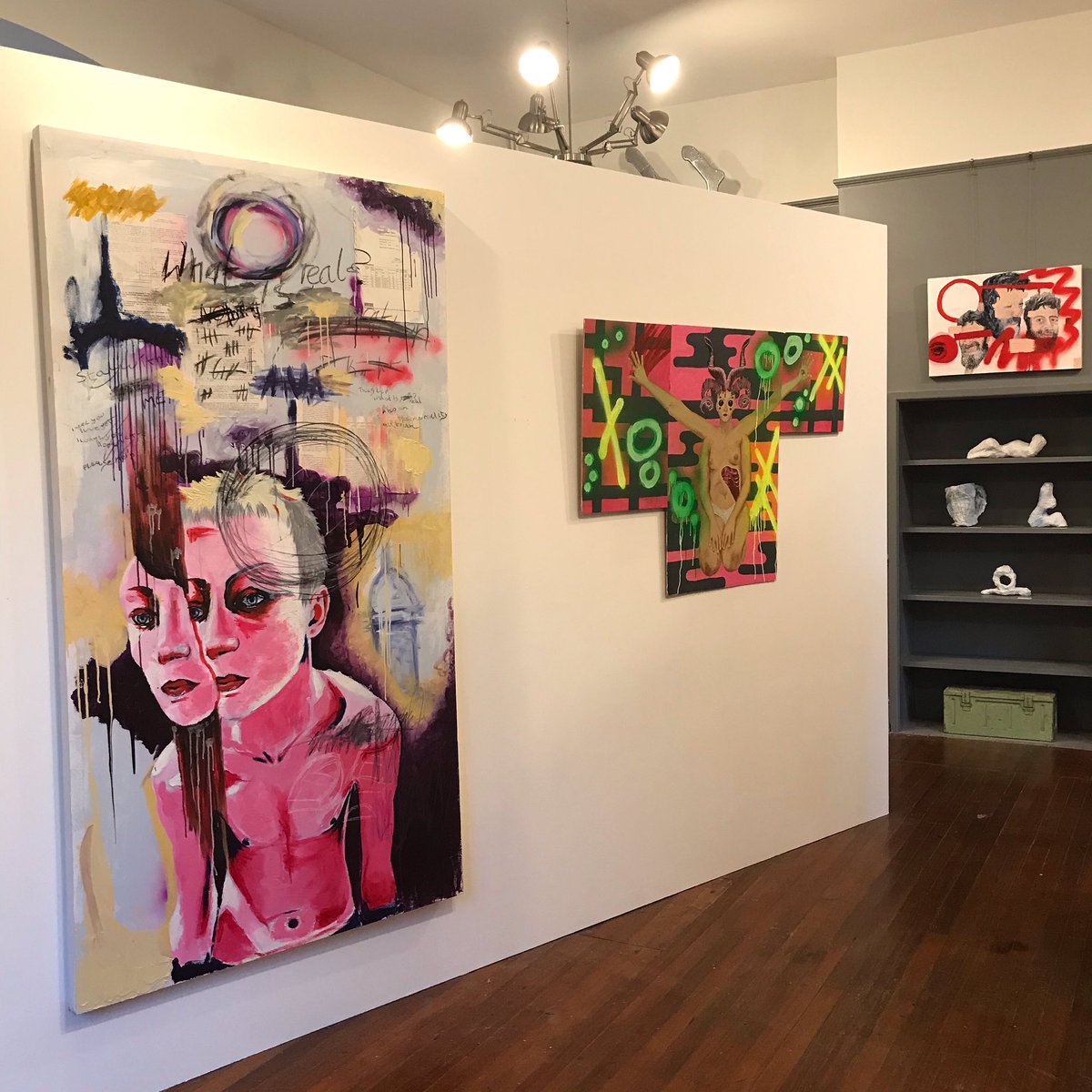 We are committed to championing the importance of the arts in education and are excited to host the 6th form/mid-term exhibition by @BlueSchoolWells students. ‘More than the sum of its parts’ is an energetic, vibrant and experimental show which opens tonight from 5.30-7pm