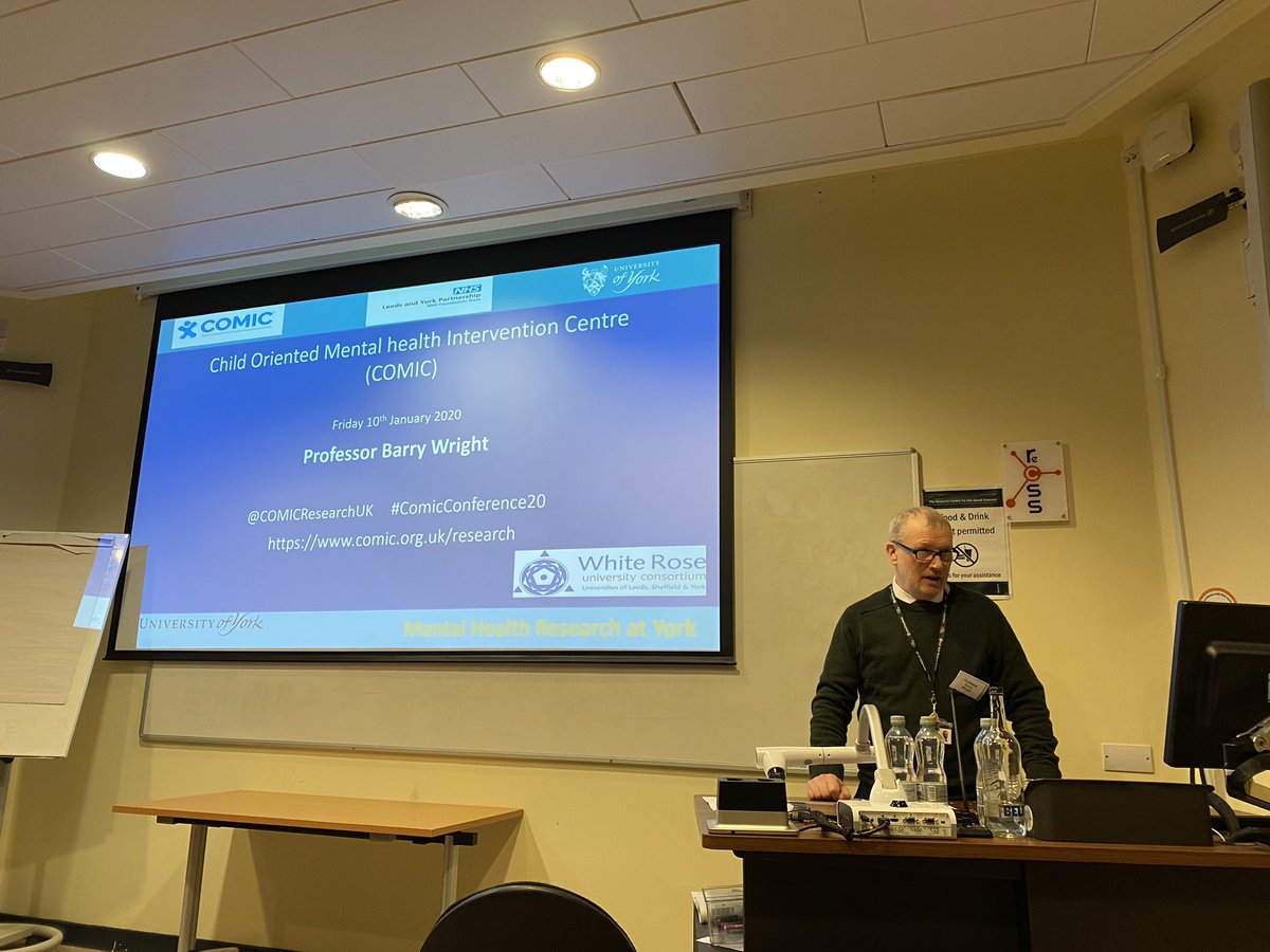 COMICResearchUK's tweet photo. Professor Barry Wright opens The 17th Annual #Child #Mental #Health #Research Networking Conference by introducing The Child Oriented Mental health Intervention Centre @LeedsandYorkPFT &amp; @UniOfYork @MHARG_york @HullYorkMed @HealthSciYork #ComicConference20 https://t.co/Qx4vOSioHe